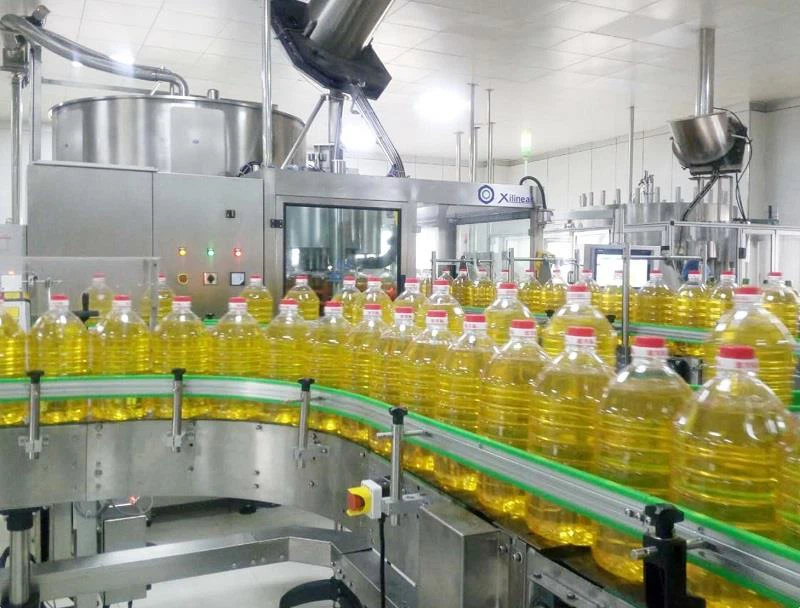 Xilinear vegetable oil filling machine
