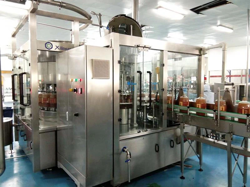Vegetable oil filling machine