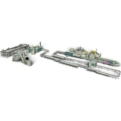 1000BPH (15L) PET Bottled Blowing - Filling -Capping Combi-block Drinking Water Production Line